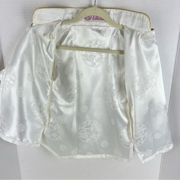 🩷 Kids, Tibetan traditional top, Losar - white/red. - Picture 3 of 11